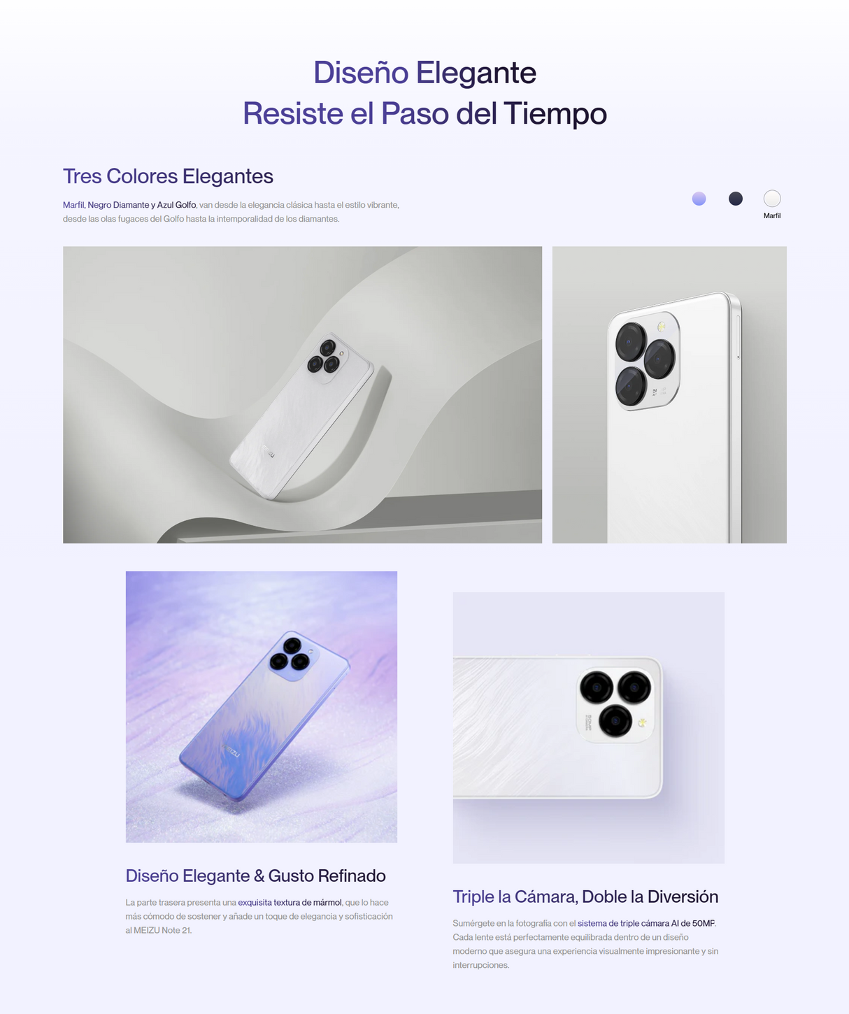 Meizu Note 21 8GB RAM 256GB Dual SIM Smartphone