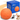 Pelota Momovida Para Perros Goma Interactiva Con Sonido Naranja