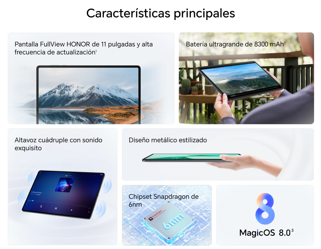 Honor X8a Pad 4gb Ram 128gb Gris