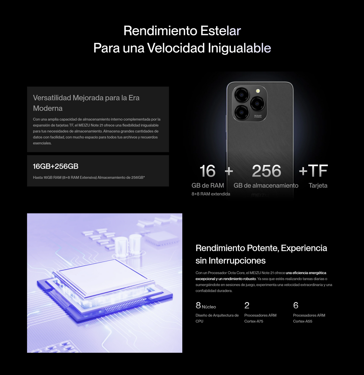 Celular Meizu Note 21 4gb Ram 256gb Dual Sim Smartphone