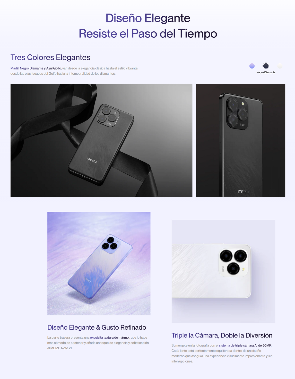 Celular Meizu Note 21 4gb Ram 256gb Dual Sim Smartphone