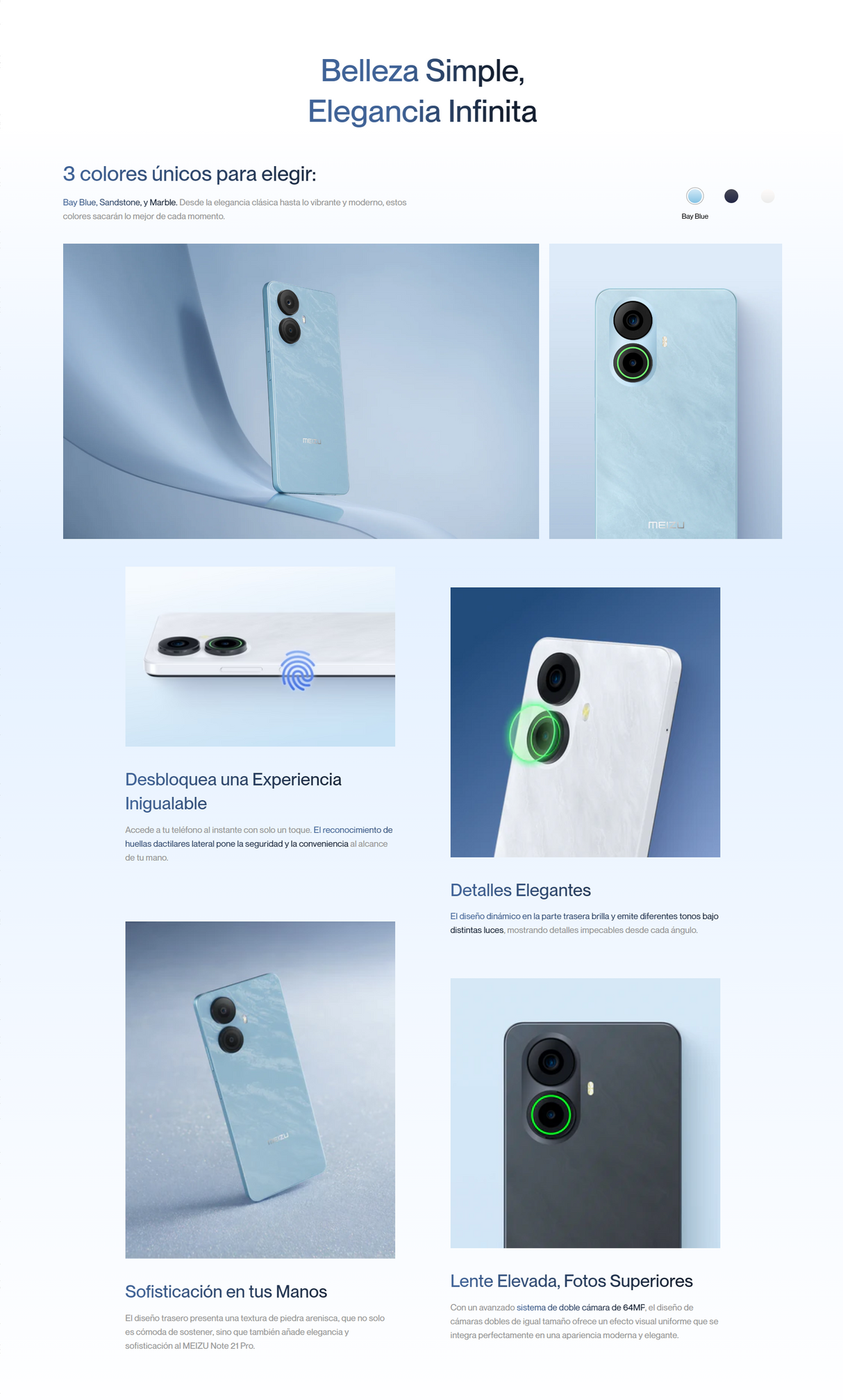 Celular Meizu Note 21 Pro 8gb Ram 256gb Dual Sim Smartphone