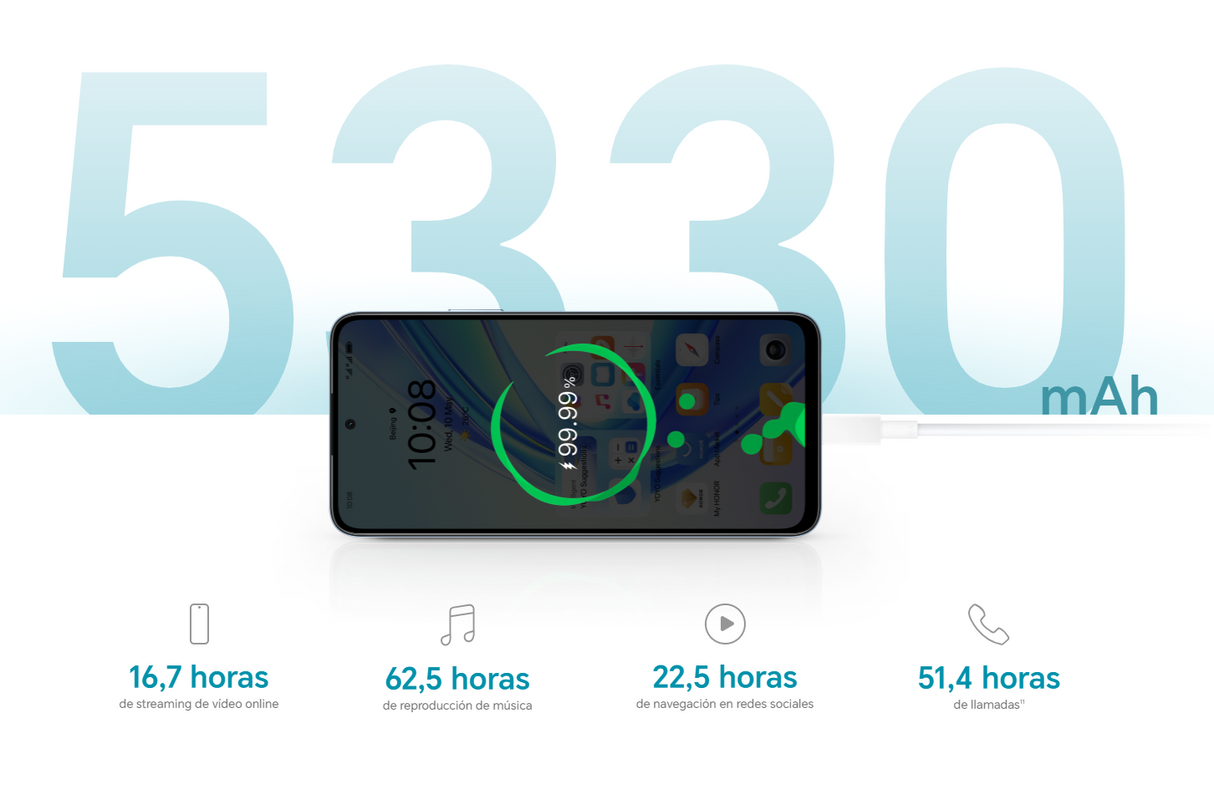 Honor X7b Dual SIM 256 GB verde 8 GB RAM